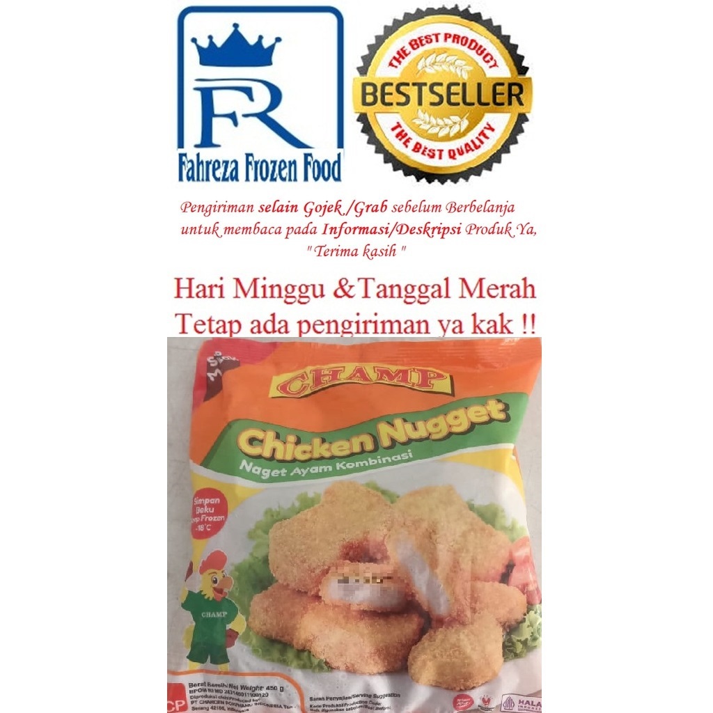 

Champ Naget Ayam 450 Gram Harga Hemat