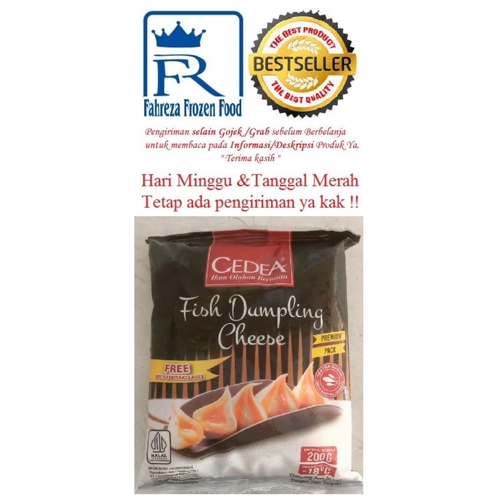 

Cedea Fish Dumpling Cheese 200 gram
