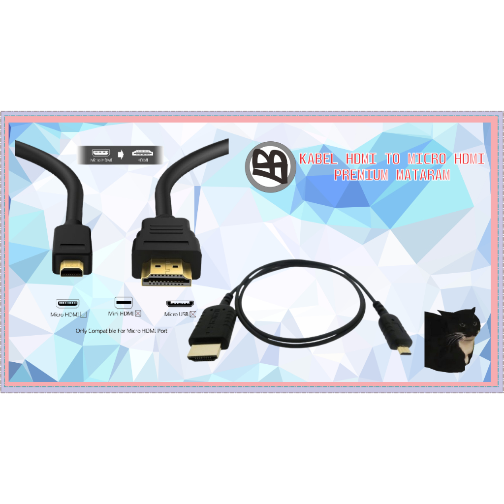 Kabel HDMI to Micro USB Mataram