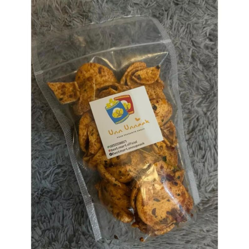 

unn unnaak cemilan enak basreng pedas jeruk purut 120 gr renyah nagih