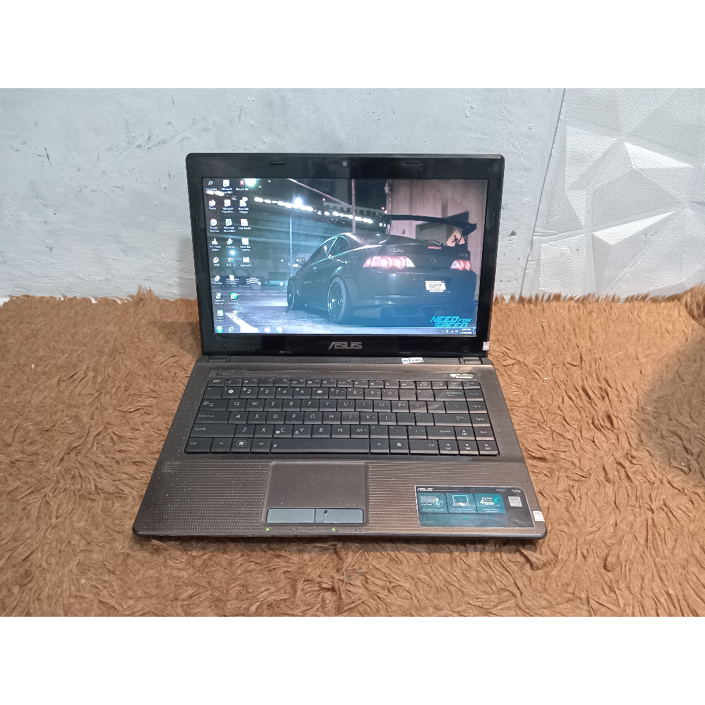 Laptop Asus X43U  ram 4gb hdd 500gb MURAH
