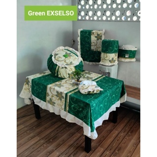 Cover Set Kitchenset / Cover Taplak Meja Makan | Tudung Saji Bulat | Galon | Tisu | Megicom | Kulkas