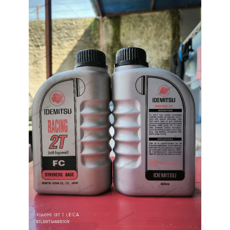 Oli samping jadul lawas Idemitsu 2T Racing Japan