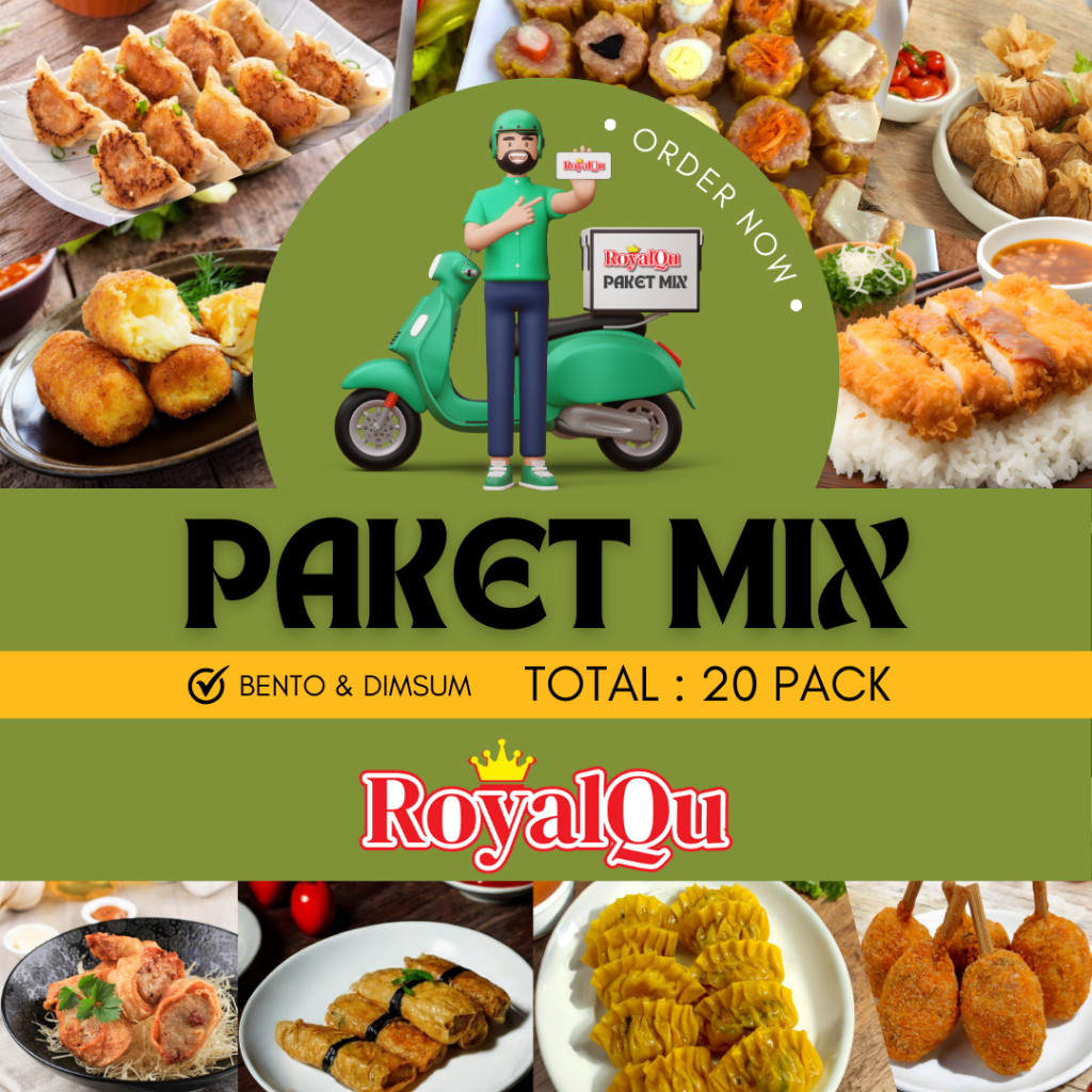 

Royalqu Paket Mix Reseller Bento & Dimsum Jualan Frozen Food Bekal Sarapan Praktis