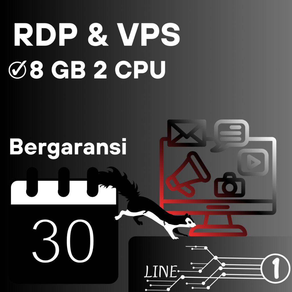 RDP & VPS WINDOWS 8GB/2CPU FULL ADMIN MURAH 30 HARI