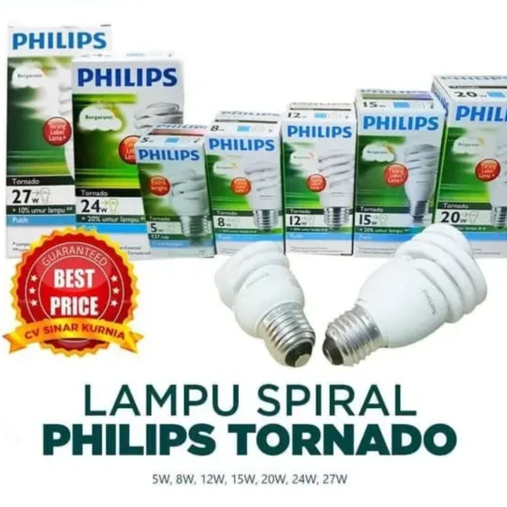 Lampu Philips Tornado 5W / 8W