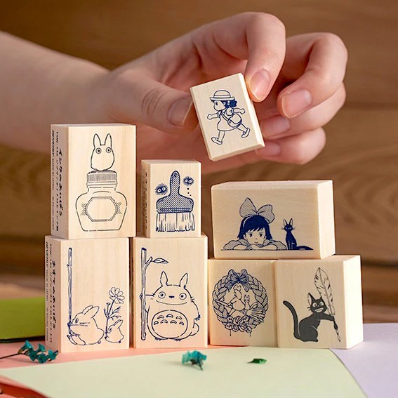 

Beverly Stamp Studio Ghibli My Neighbor Totoro for Diary / Journal / Planner - Stempel lucu utk agenda / scrapbook