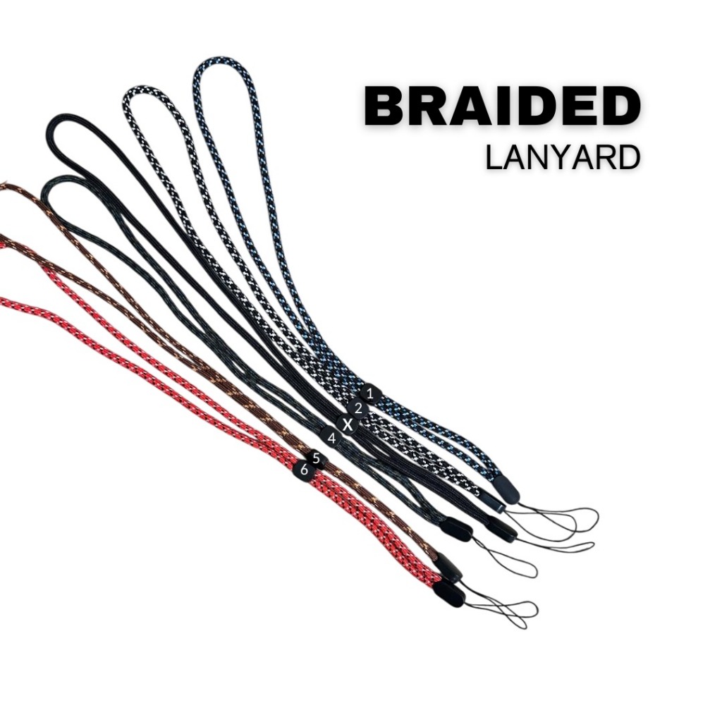 

Tali Kalung Kepang Lanyard + Oring