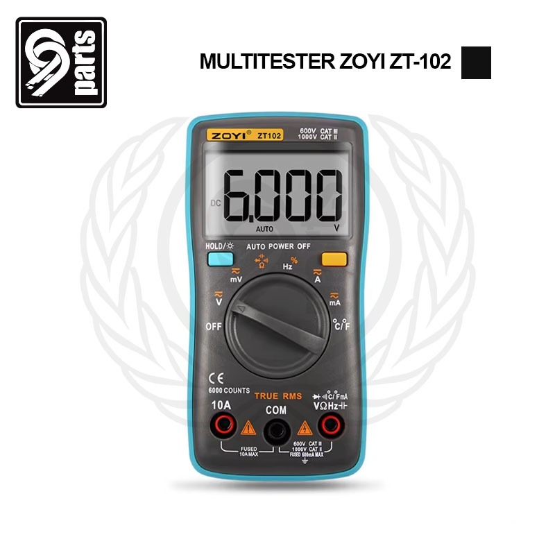Multitester Digital Zoyi Zt102 Original / Avometer Digital Zoyi / Zotek Zt102 / Multitester Digital 