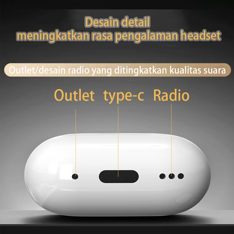 hot product tws inpods pro 4/7 termasuk penutup pelindungupdate headset bluetooth true wireless