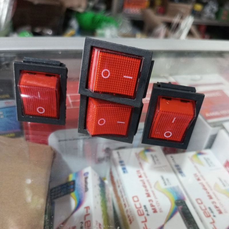 5 pcs tombol on off kaki 4 / switch on off kaki 4