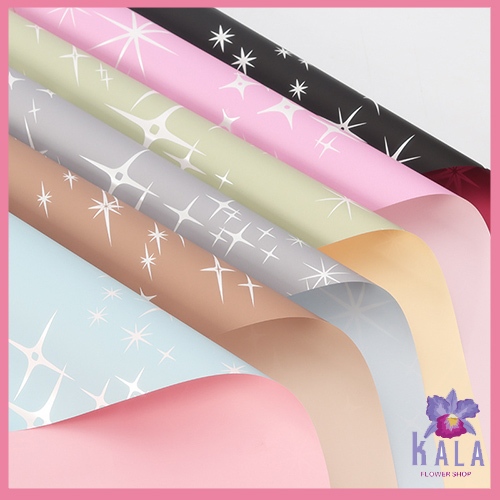 

Flower Wrapping Paper Dua Warna Kertas Buket Bunga Florist Cellophane Pastel Ecer KB6022