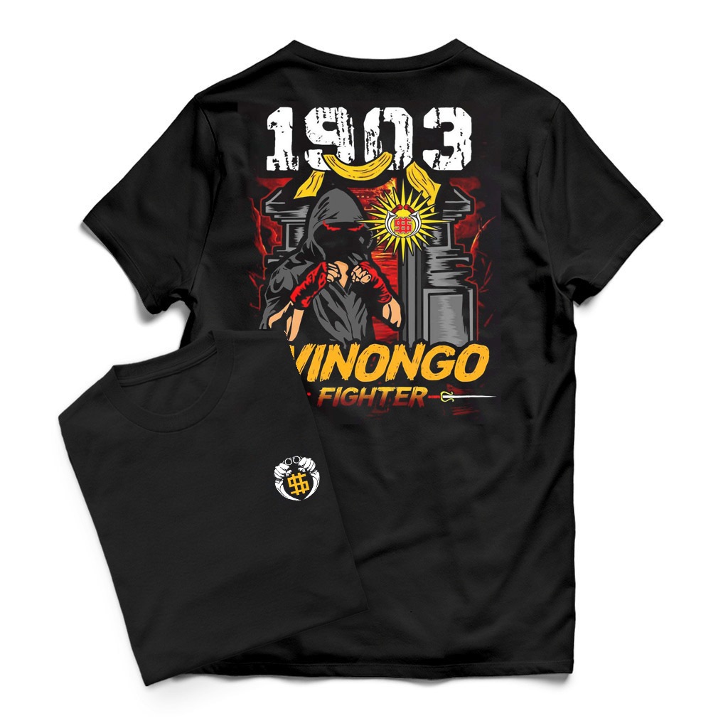 Tshirt PSHTM Kaos Distro Motif Fighter - Winongo 1903