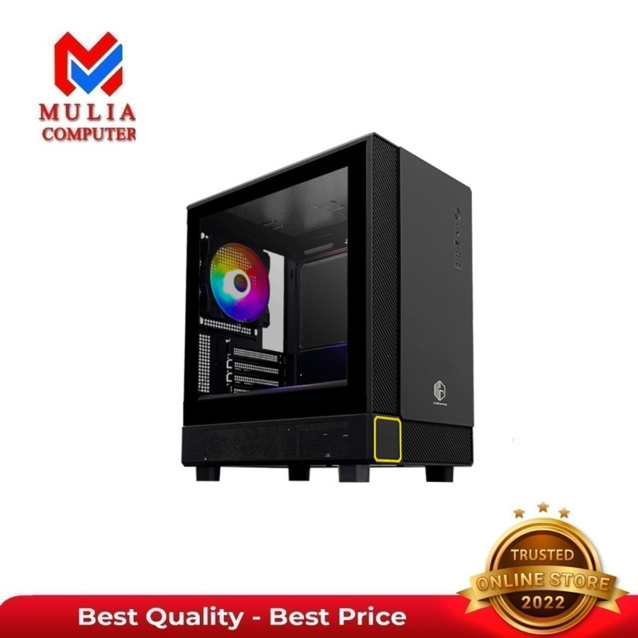CASING CPU CUBE GAMING KIEV BLACK