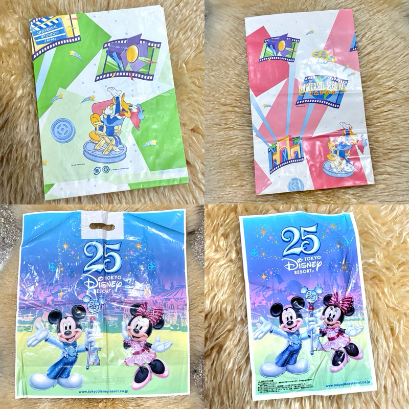 

Paper Bag Universal Studios, Disneyland Tokyo Japan Kotak Kado Gift Bag