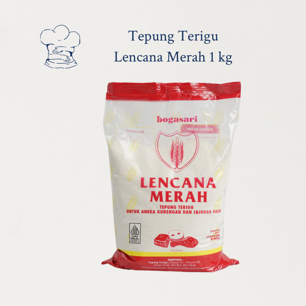 

Tepung Terigu Lencana Merah 1kg