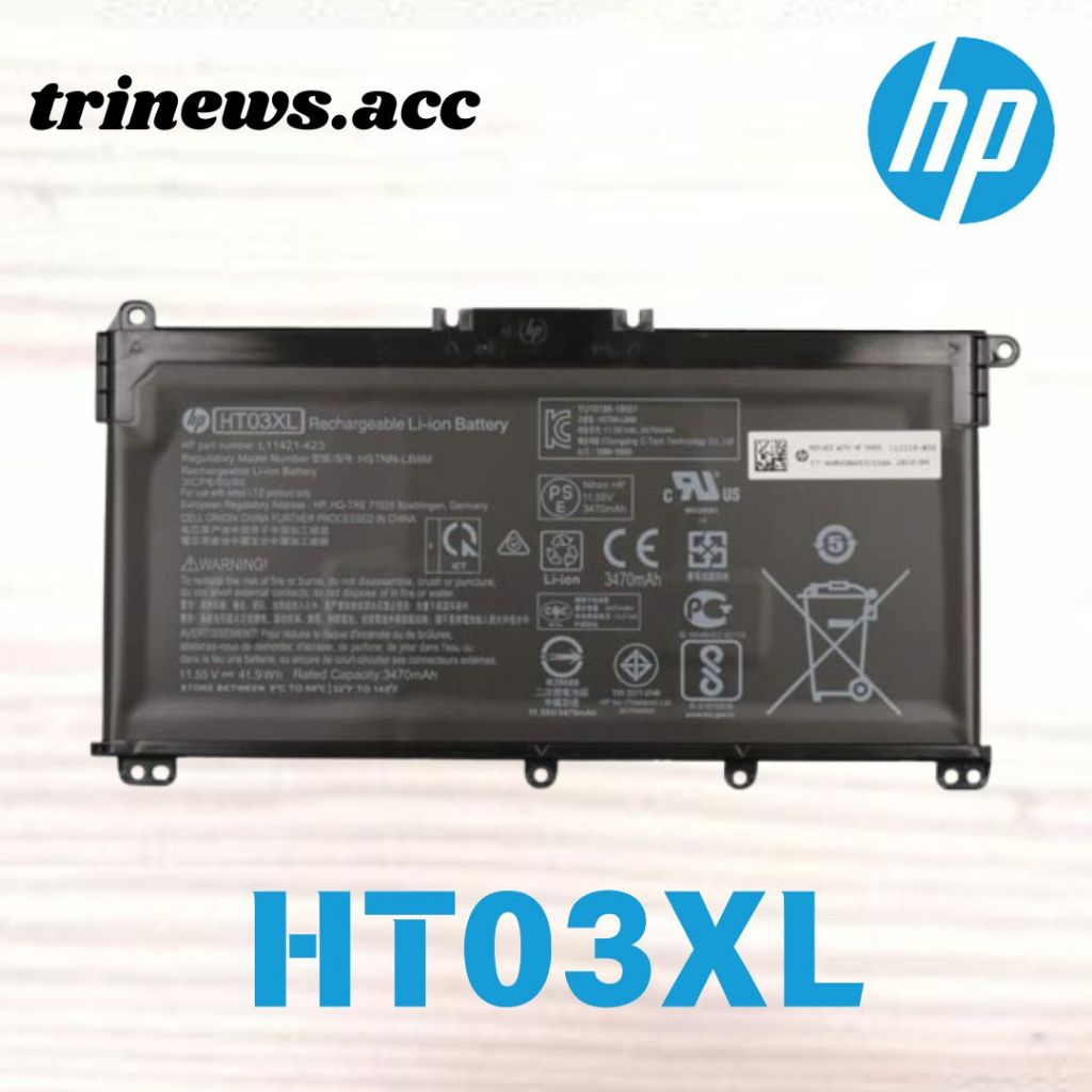 Baterai Laptop HP 14s 14s-cf2010TX 14s-cf2030TX 14s-cf3020TX - HT03XL