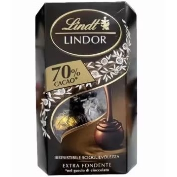 

Lindt Lindor Irresistible Scioglievolezza 70% Cocoa Extra Fondente