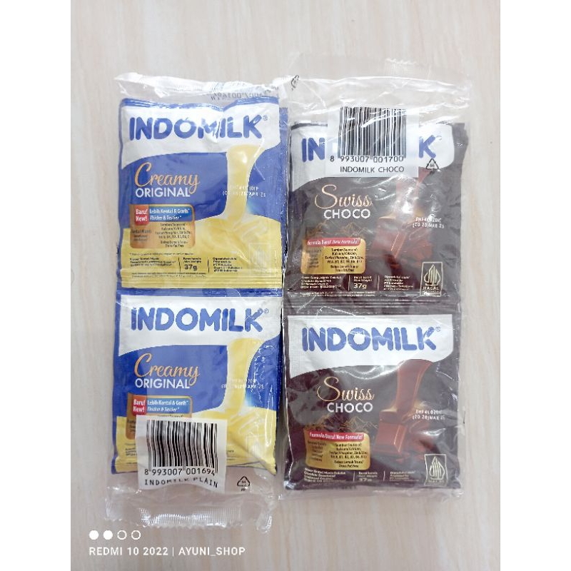 

Indomilk sachet putih isi 6