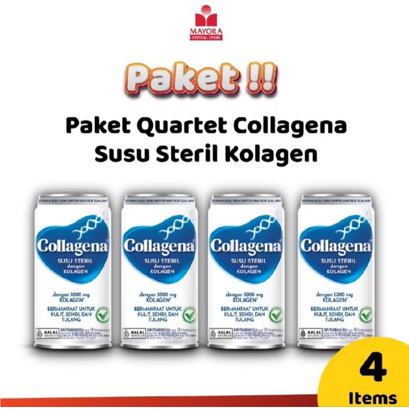 

Collagena Susu Steril Kolagen - 4 Pcs