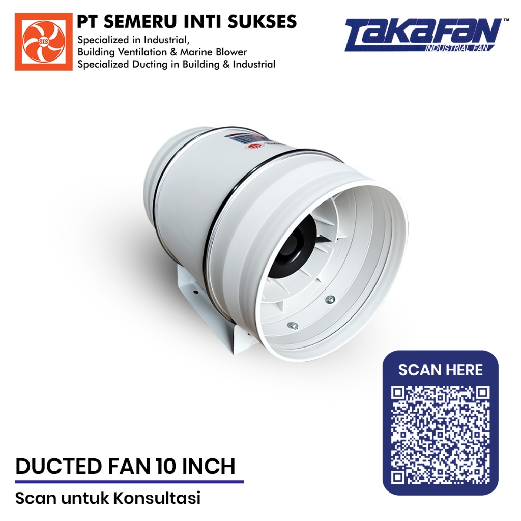 Takafan Booster Fan Blower Kompor Dapur Ukuran 10 Inch