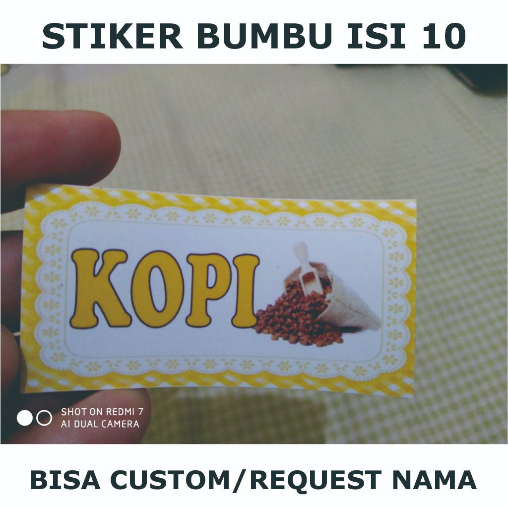 

kode A4-stiker bumbu isi 10 bisa edit atau custom