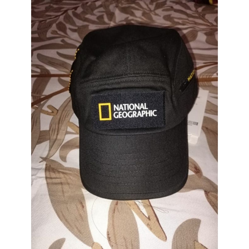 Topi NATIONAL GEOGRAPHIC Hitam BNWT