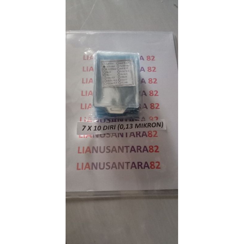 

plastik panitia ukuran 7 x 10 Diri tebal plastik 0, 13 mikron isi 100 pcs