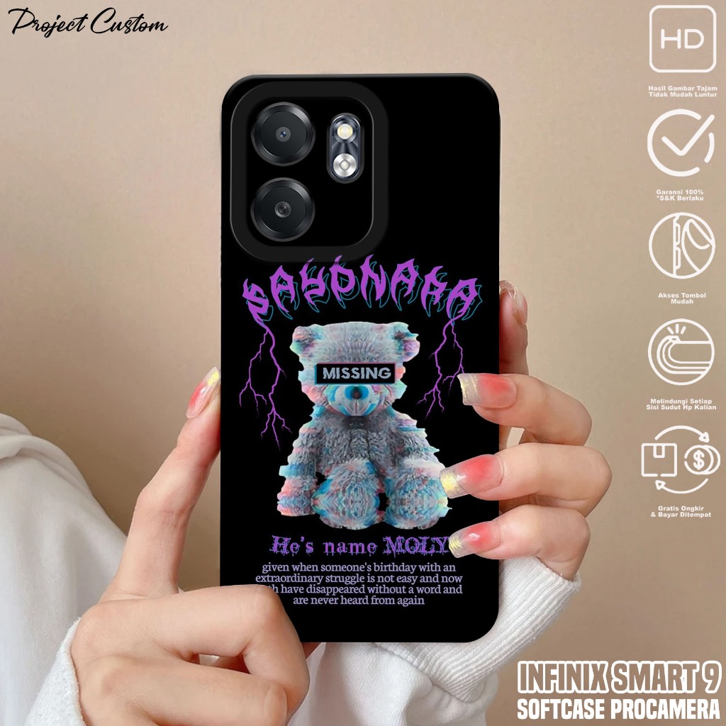 Softcase Hp Infinix Smart 9 - Casing Infinix Smart 9 ( BNKA ) Silikon Hp Infinix Smart 9 - Case Hp I