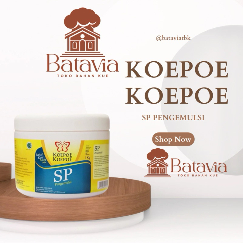 

Koepoe Koepoe SP Baking Mix | SP KOEPOE 1 kg Cake Emulsifier Baking Mix Pengemulsi