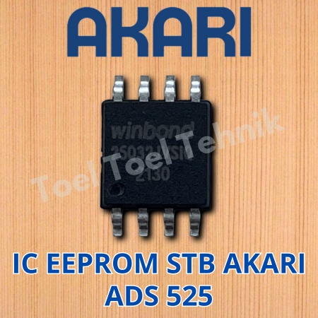 IC EEPROM STB AKARI ADS 525 / IC EPROM SET TOP BOX TV DIGITAL AKARI ADS-525