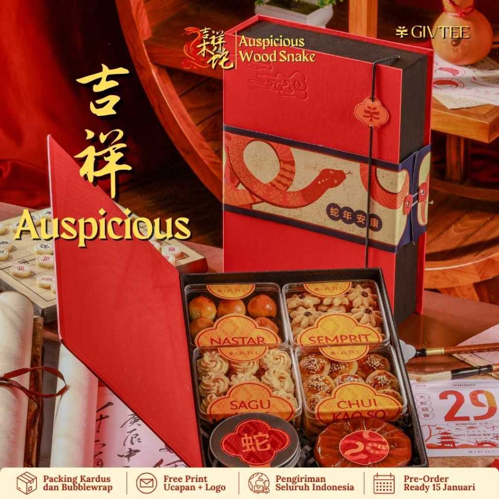 

Givtee - CNY Hampers 2025 | AUSPICIOUS - Hampers Sincia Imlek Unik Menarik Premium