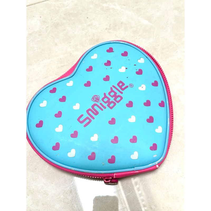 

Smiggle ORI tepak pensil heart shaped untuk anak preloved