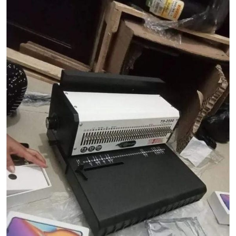 MESIN JILID SPIRAL KAWAT SUN