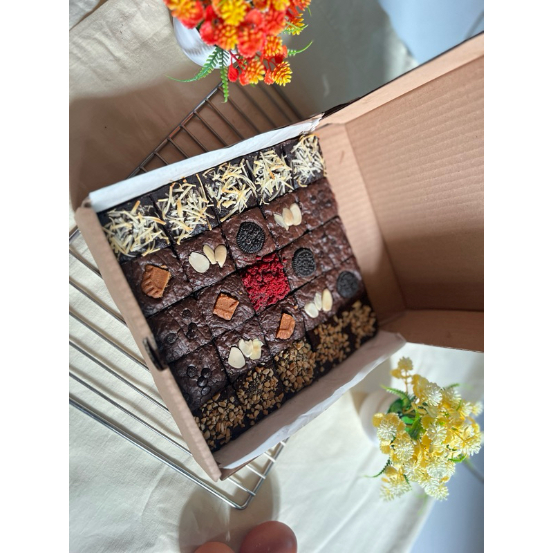 

Brownies Fudgy / Brownies Panggang Uk 20 x 20