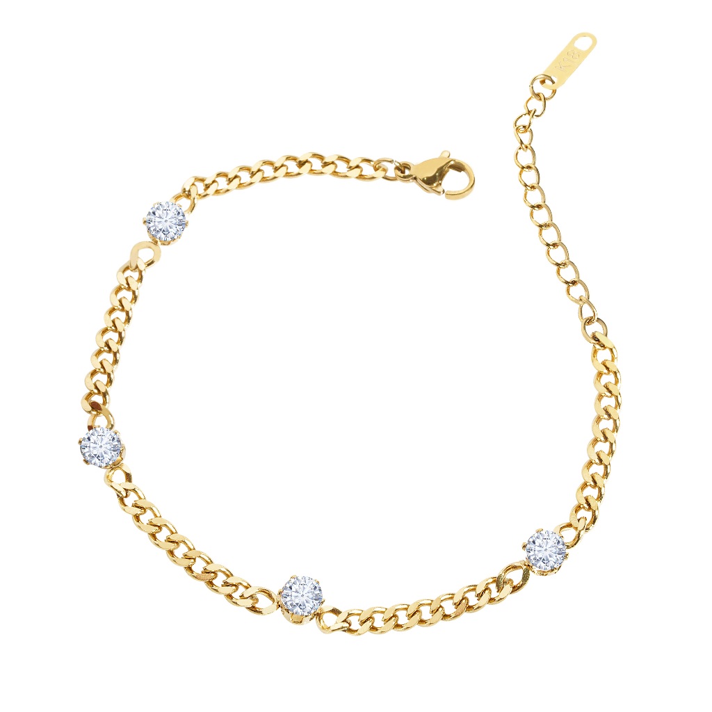 Dear Me - Ozzy Bracelet (Titanium) Gelang Wanita Aksesoris Unik