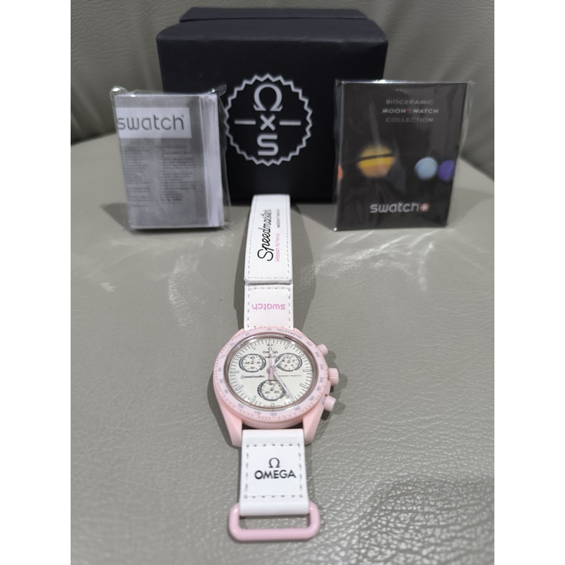 Jam OMEGA x SWATCH Joint Series Venus Mission Quartz Movement Swatch Omega