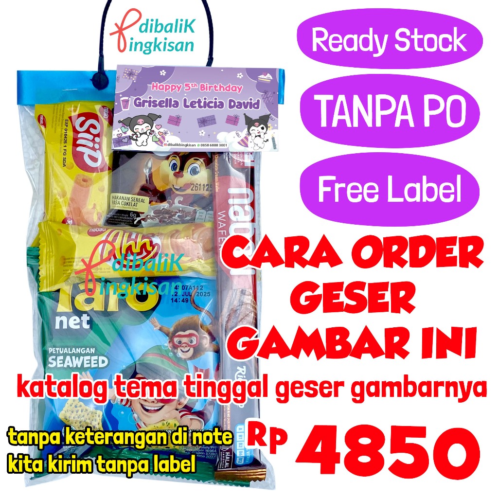 

SNACK ACARA MURAH /SNACK ULANG TAHUN/BINGKISAN ULANG TAHUN/GOODIE BAG MURAH HEMAT