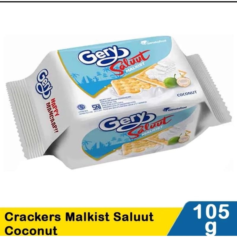 

Gery Crackers Malkist Saluut Coconut 110G