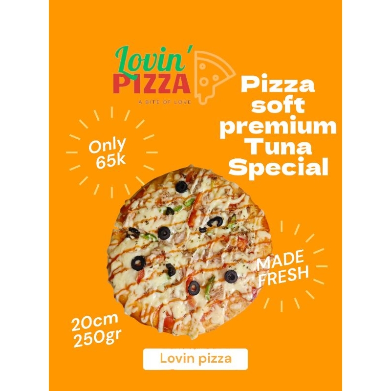 

LOVIN PIZZA TUNA SPECIAL | pizza frozen mentah | pizza siap masak oven | pizza dough beku