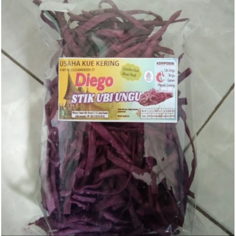 

Stik Ubi Ungu - Usaha Kue Kering Diego