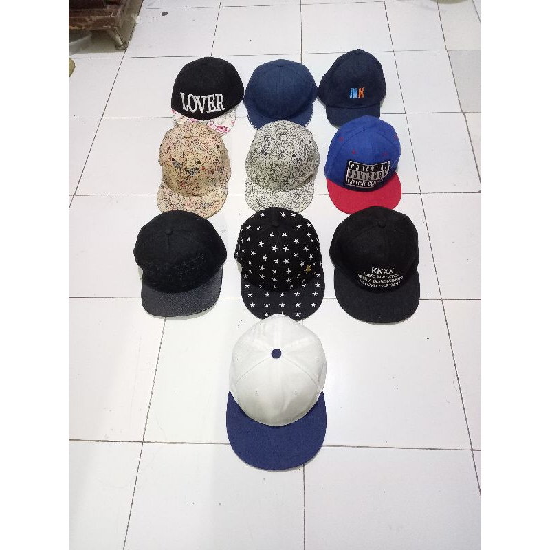 TOPI SECOND BRANDED MODEL SNAPBACK/ TOPI KEREN/ TOPI KECE/ TOPI SKENA