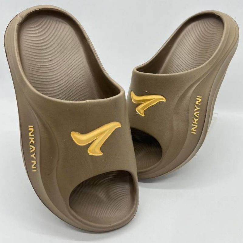 Inkayni 6093 Sandal Pria Selop Viral Kekinian / Sandal Slide Karet EVA Pria Trendy Merek Inkayni Uku