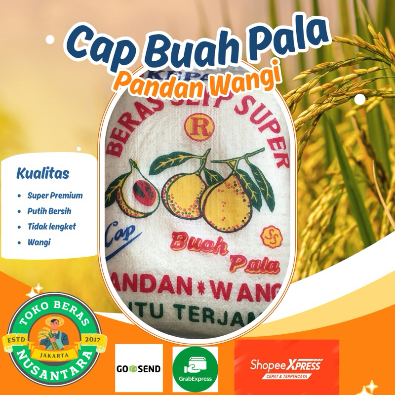 

Sylph Beras Buah Pala Wangi – Pulen, Aromatik, dan Penuh Rasa Premium Berat 10 kg / 20 kg