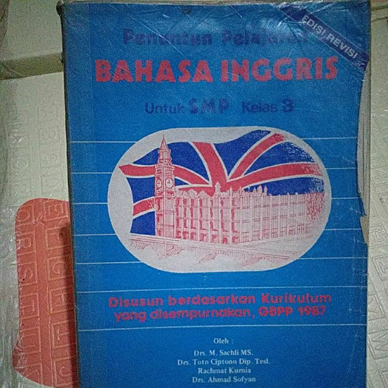 Buku Jadul Penuntun Pelajaran Bahasa Inggris untuk SMP Kelas 3 GBPP 1987