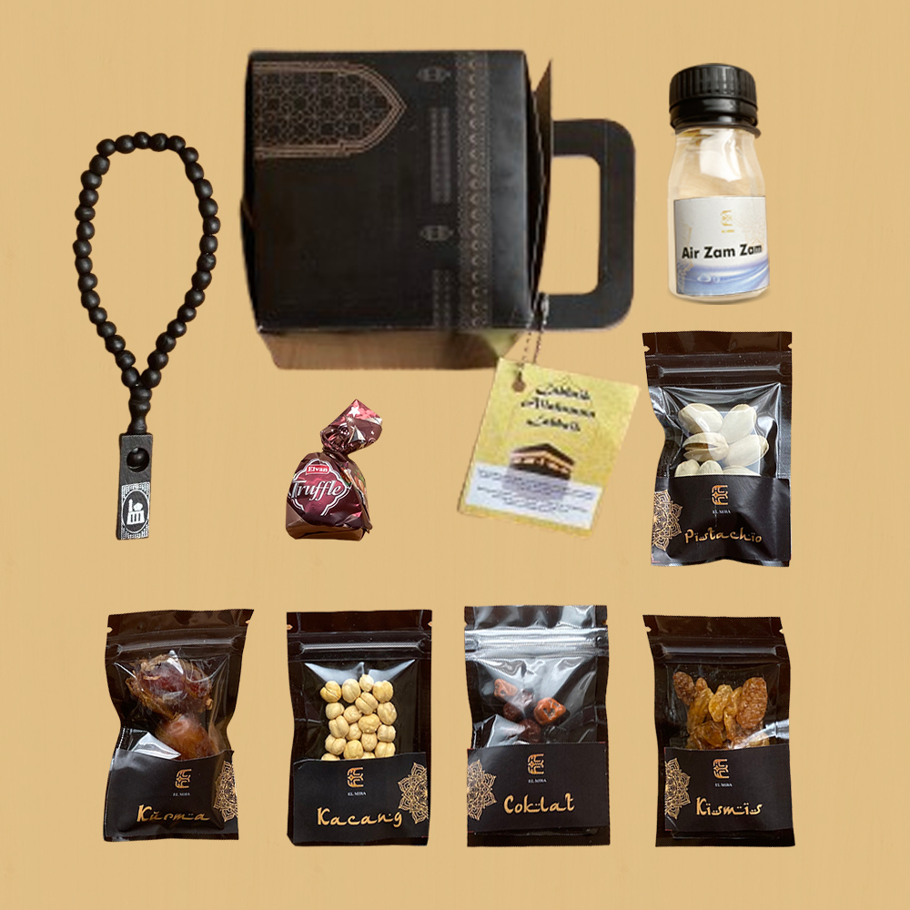 

Oleh Oleh Souvenir Snack Umroh Haji Kemasan BOX KABAH by ELmira Souvenir