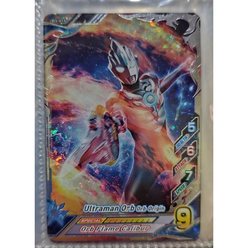 Kartu Ultraman Fushion Fight Kizuna Card Ultraman Orb (Orb Origin) B3-015