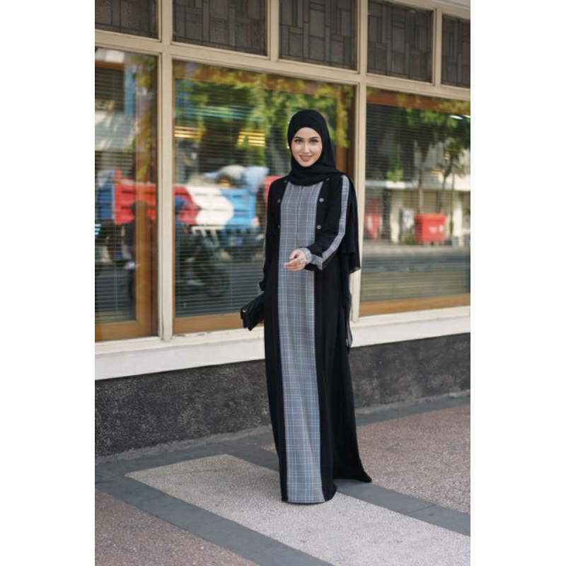 NOER BOUTIQUE - Abaya Gamis Maxi Dress Arab Saudi Kombinasi Zephy Turki Umroh Dubai Turkey India Wan