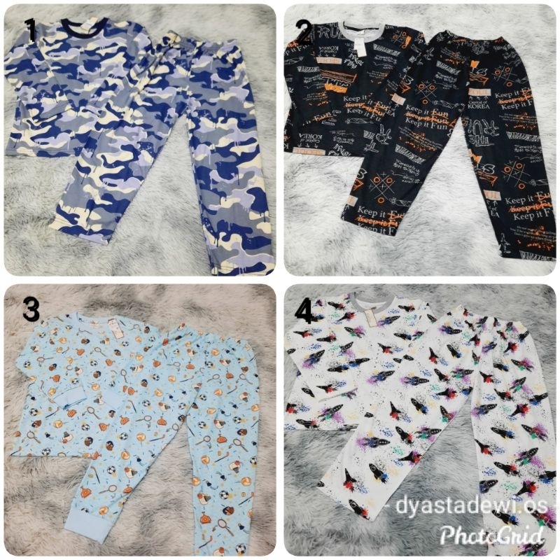 stelan panjang anak laki laki kidz too / stelan panjang anak laki laki branded