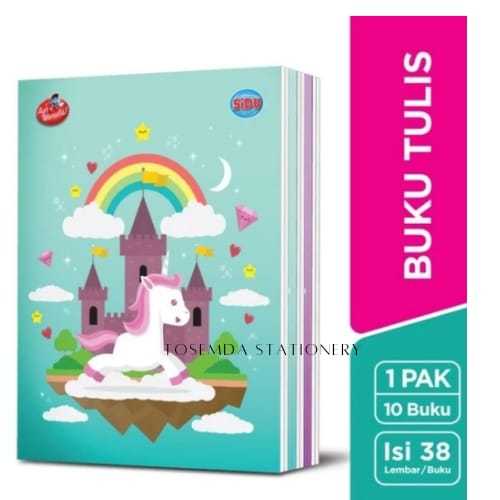 

Buku Tulis Sidu isi 38 Lembar (gambar cover dikirim acak) - Pack